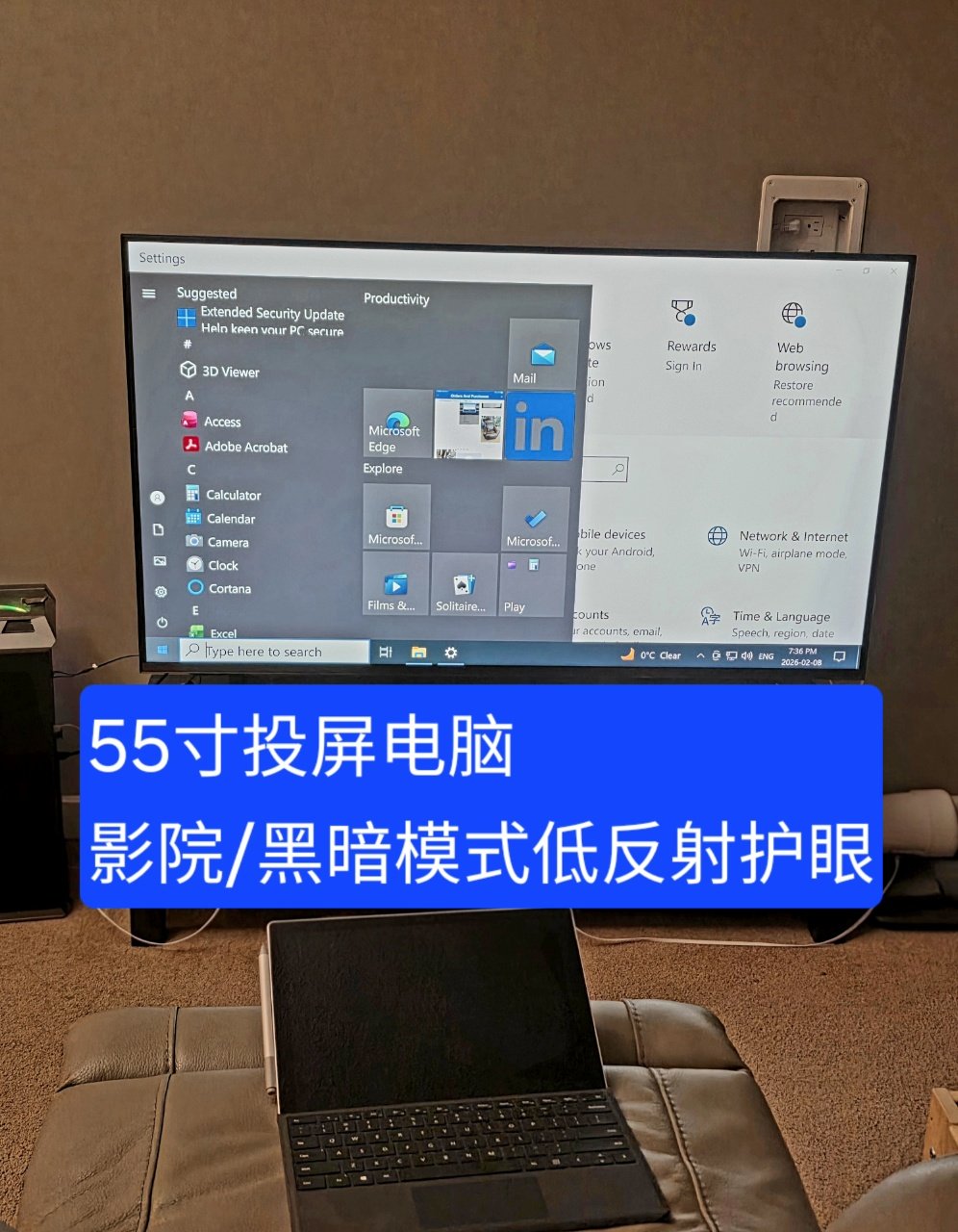 买成 700,$480出,近新LG 55英寸 4K智能电视 - 图片 4