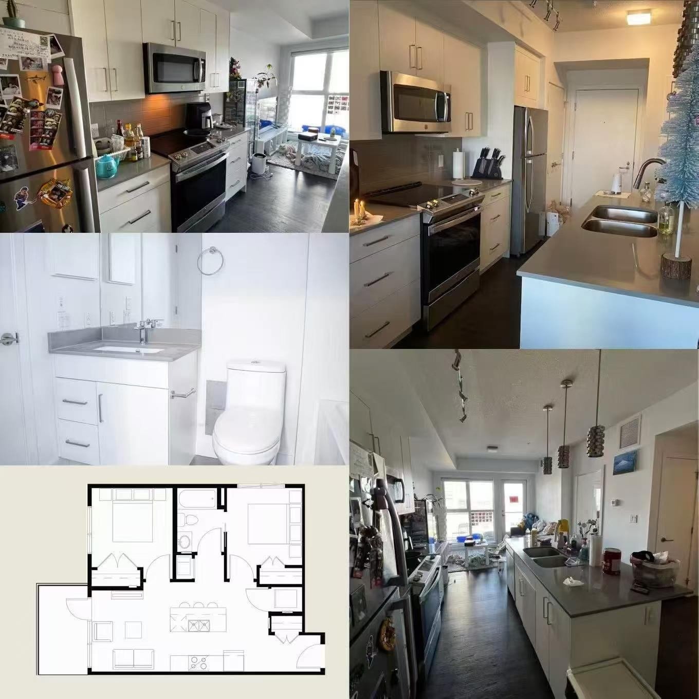 【转租】 转lease!或5-8月短租!房租每月优惠300刀!家具全部免费送! - 图片 1